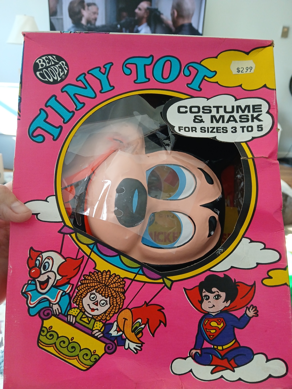 Vintage Mickey Mouse Halloween Costume 1970